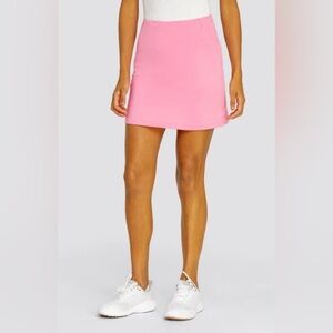 TAIL Sunny Petals Solene 18” Pull-On Golf Skort Begonia Pink UPF 50+ NWT Size L